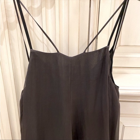 100% Silk Grey & Black Dress - Picture 8 of 8